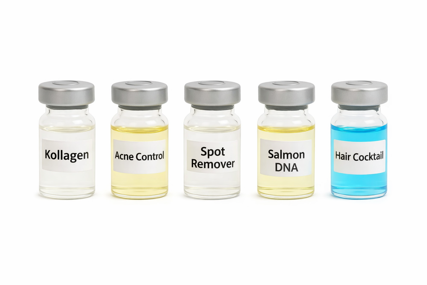 Microneedling Serum Probier-Set - 1 Fläschen von jedem Serum
