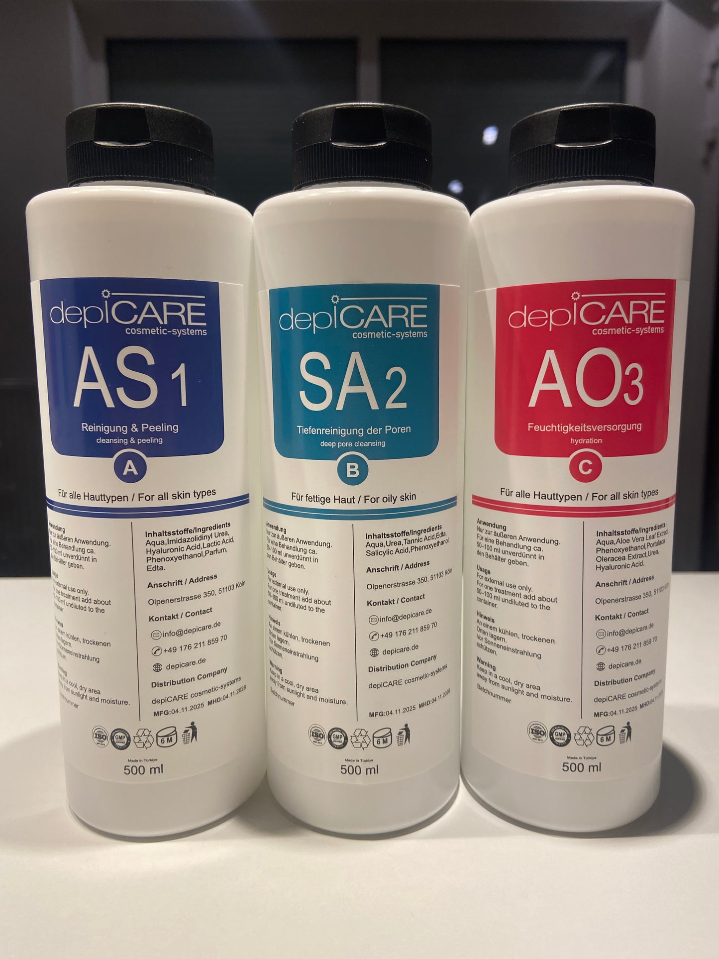 Aquafacial-Lösungen Set