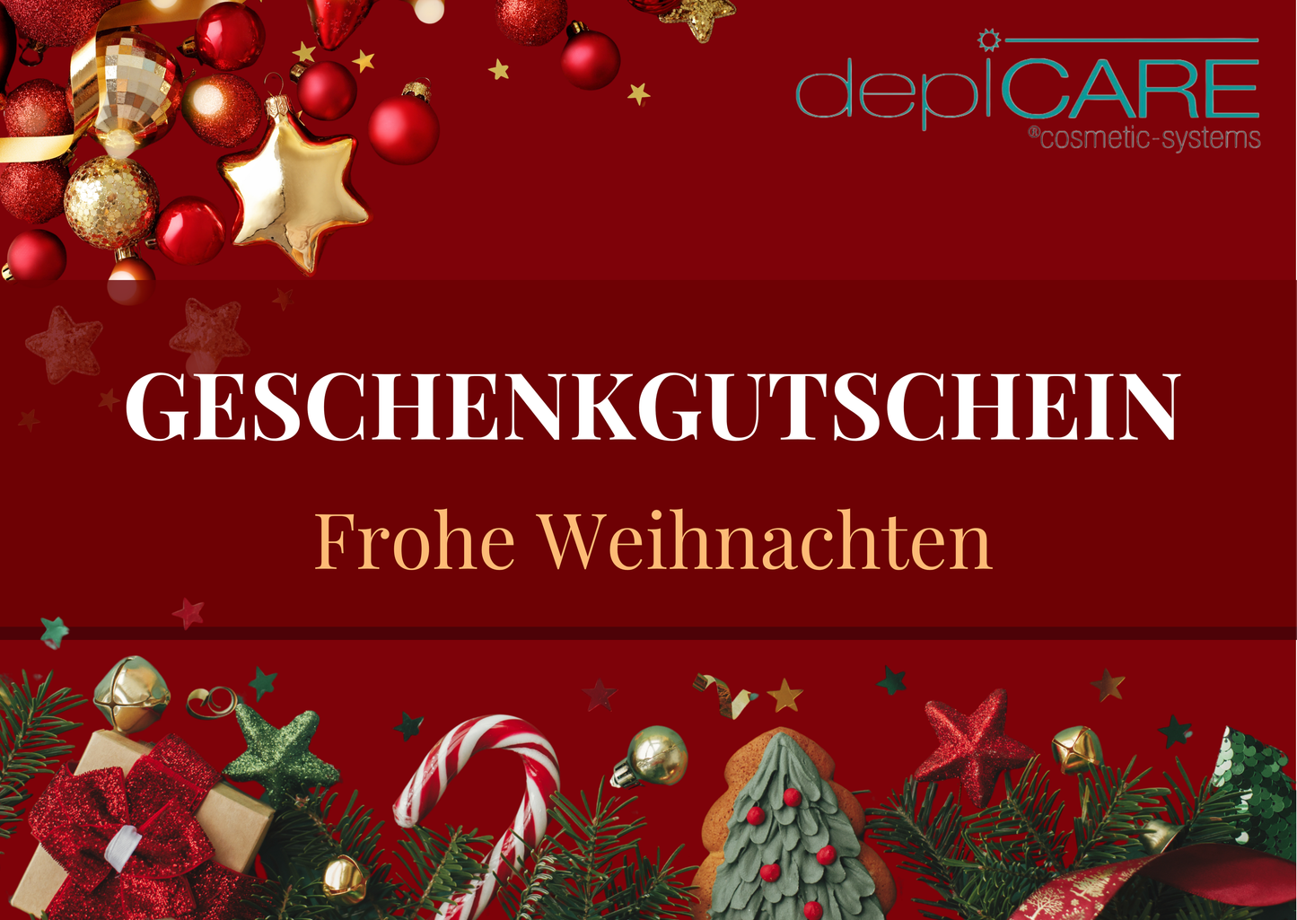 Geschenkgutschein zu Weihnachten￼
