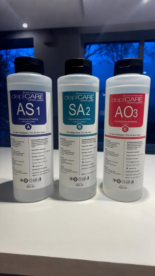 Aquafacial-Lösungen Set