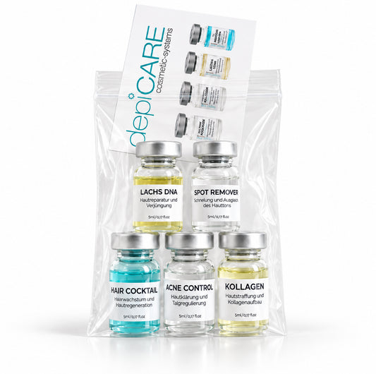 Microneedling Serum Probier-Set - 1 Fläschen von jedem Serum
