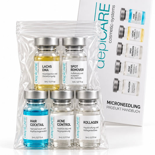 Microneedling Serum Probier-Set - 1 Fläschen von jedem Serum