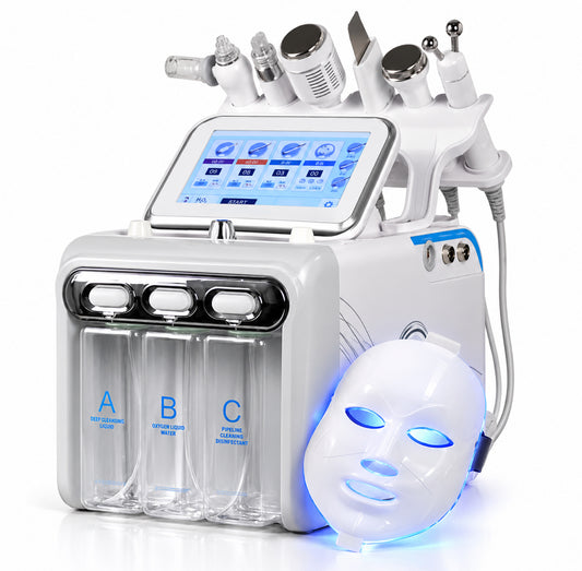 Kleines Aquafacial Tischgerät mit Maske